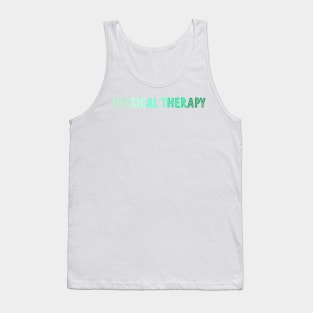 physical therapy - mint Tank Top